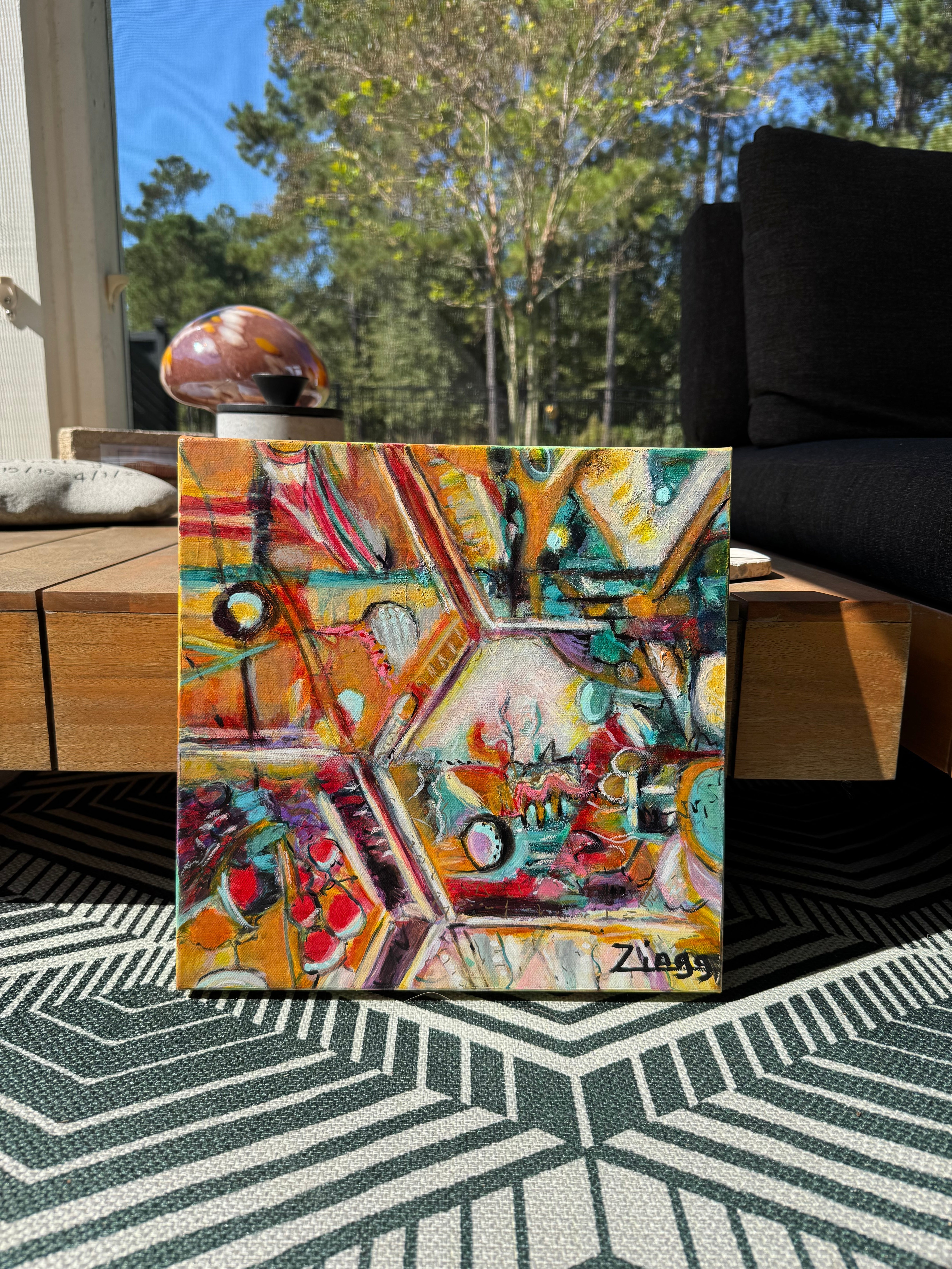 New Original Artwork Upcoming Release: Hive Harmony II – Centered Flow by Theresa Zingg