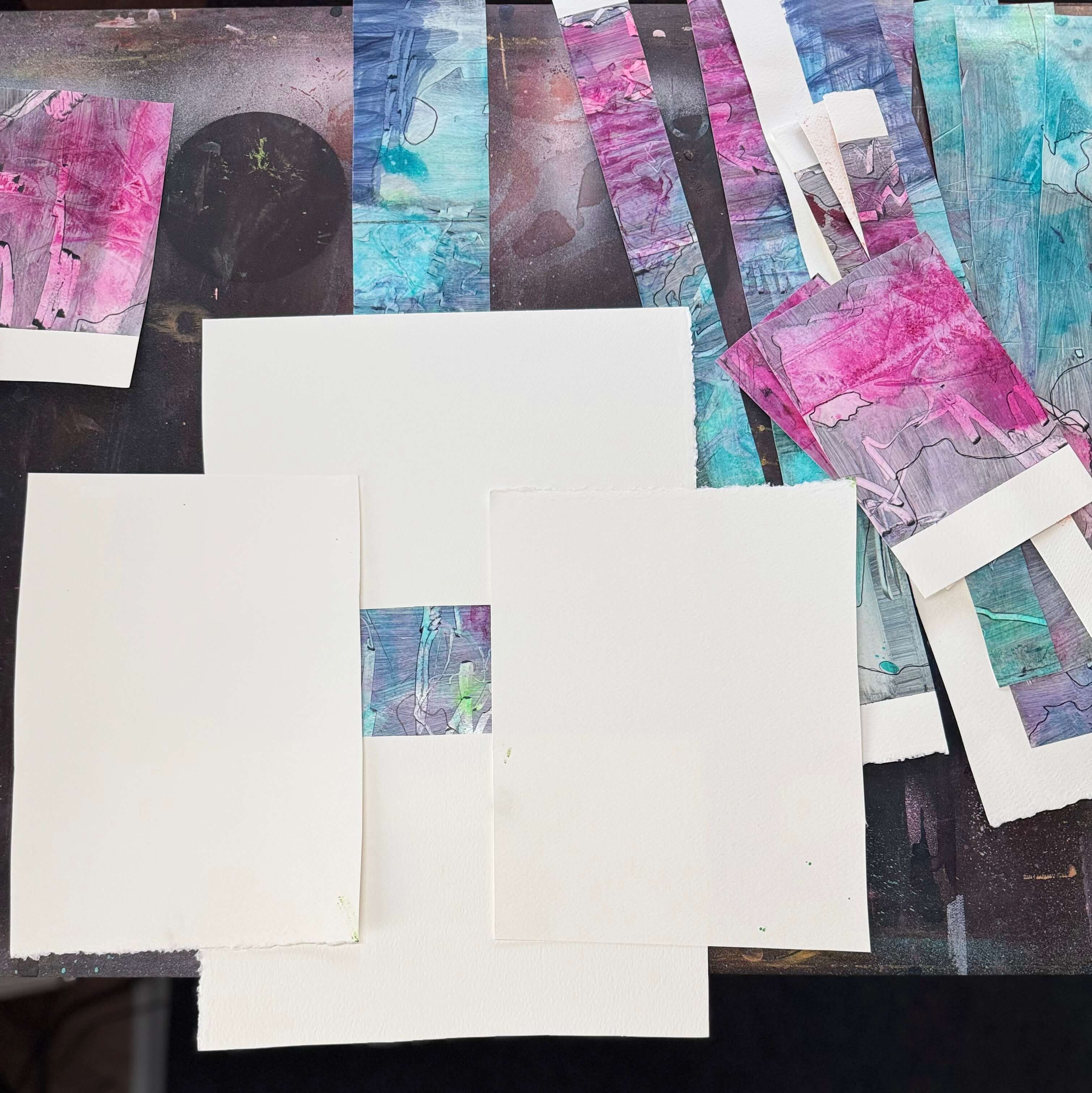 Expressive Abstract Oil Painting