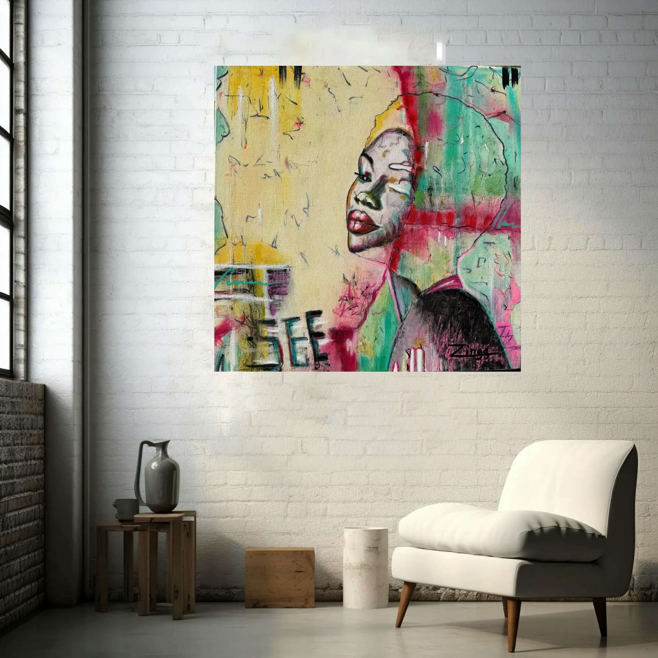 Modern Abstract Oil Painting