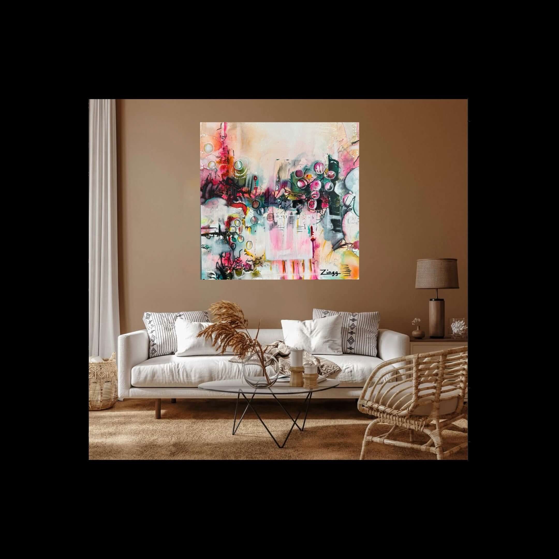 Luminous Abstract Canvas