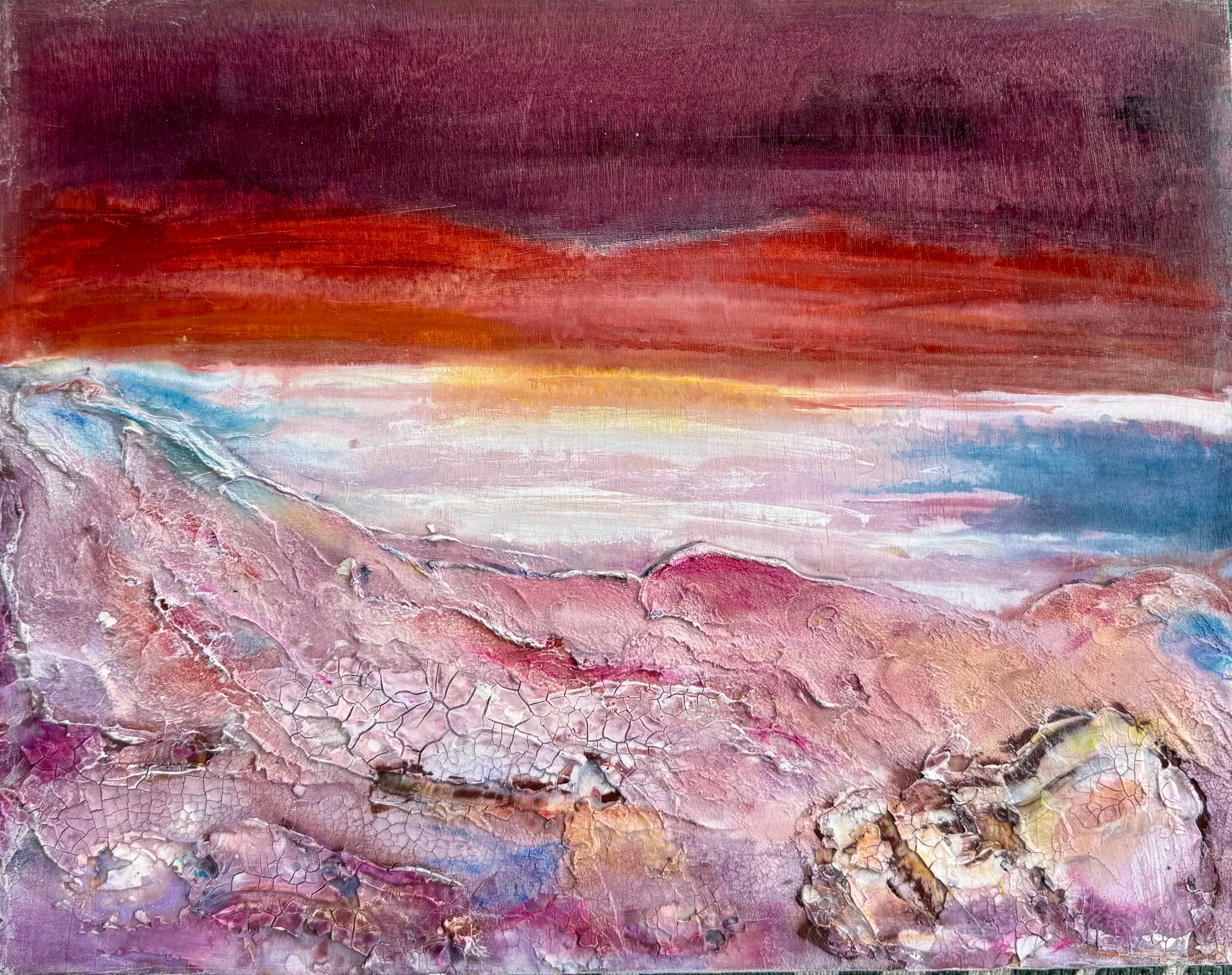 Ocean Escape - Collection of 4 Wood Panel Scenes | Abstract Mixed Media