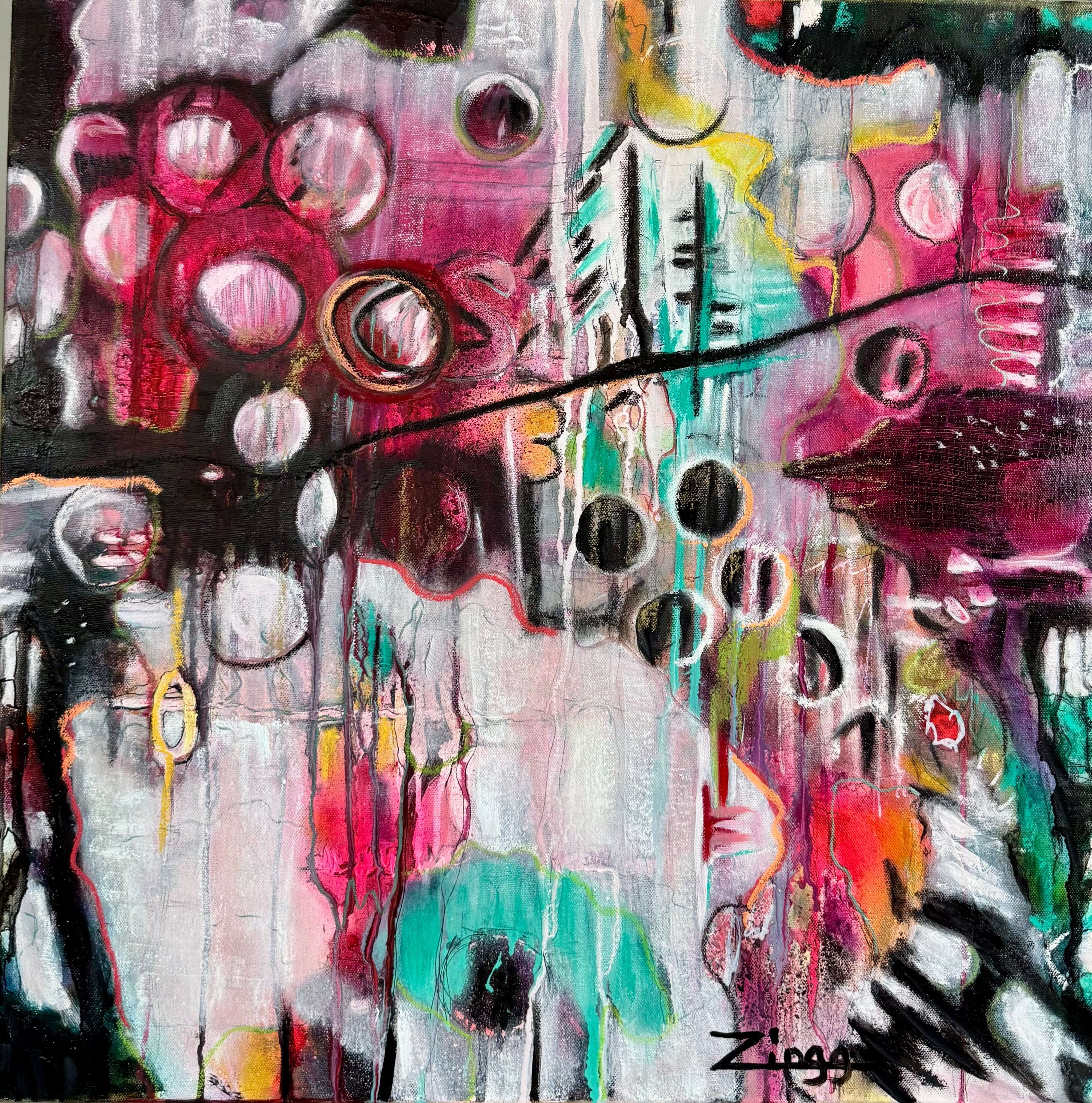 Elegant Neutral Abstract Painting