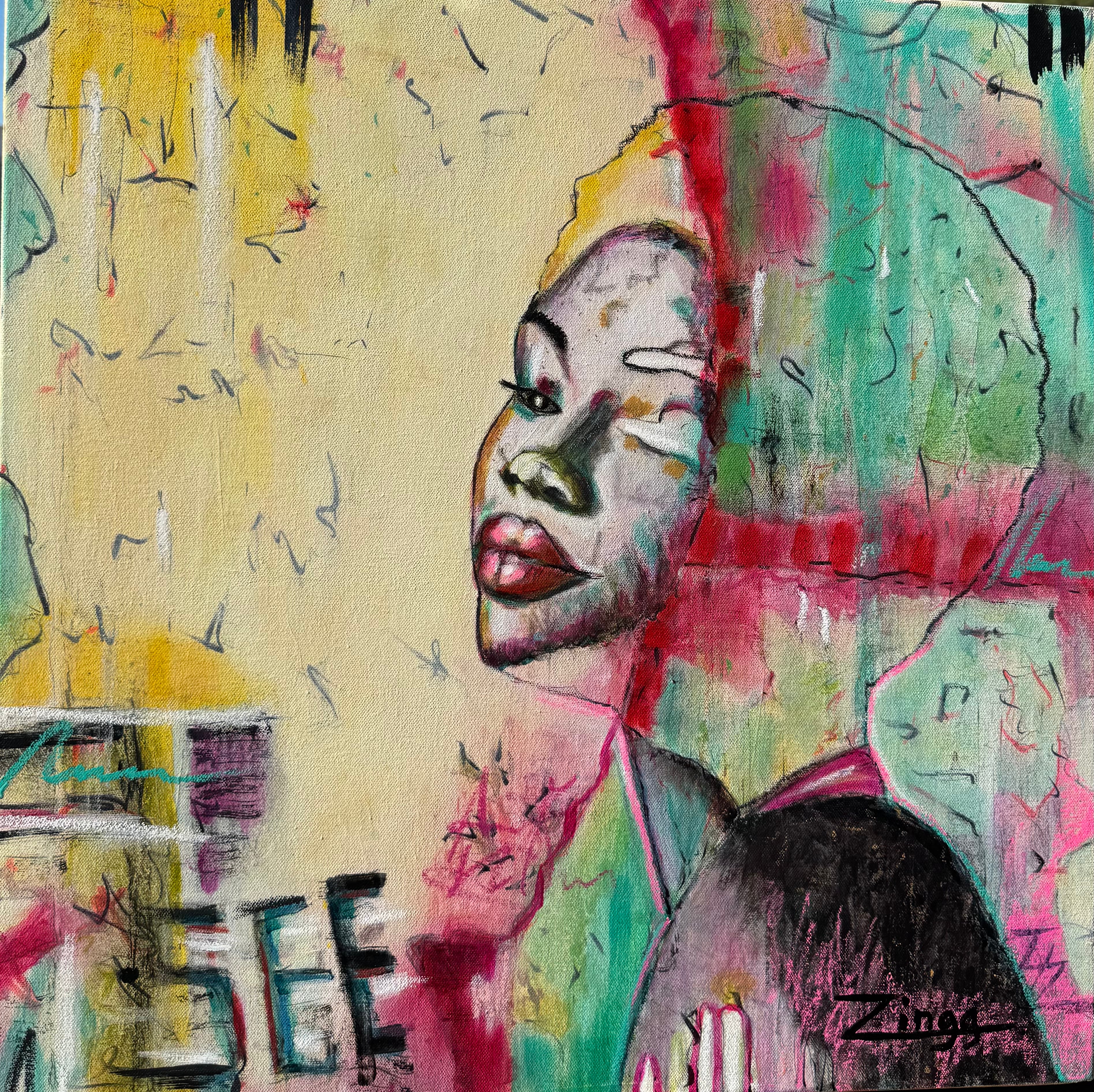 Modern Abstract Oil Painting