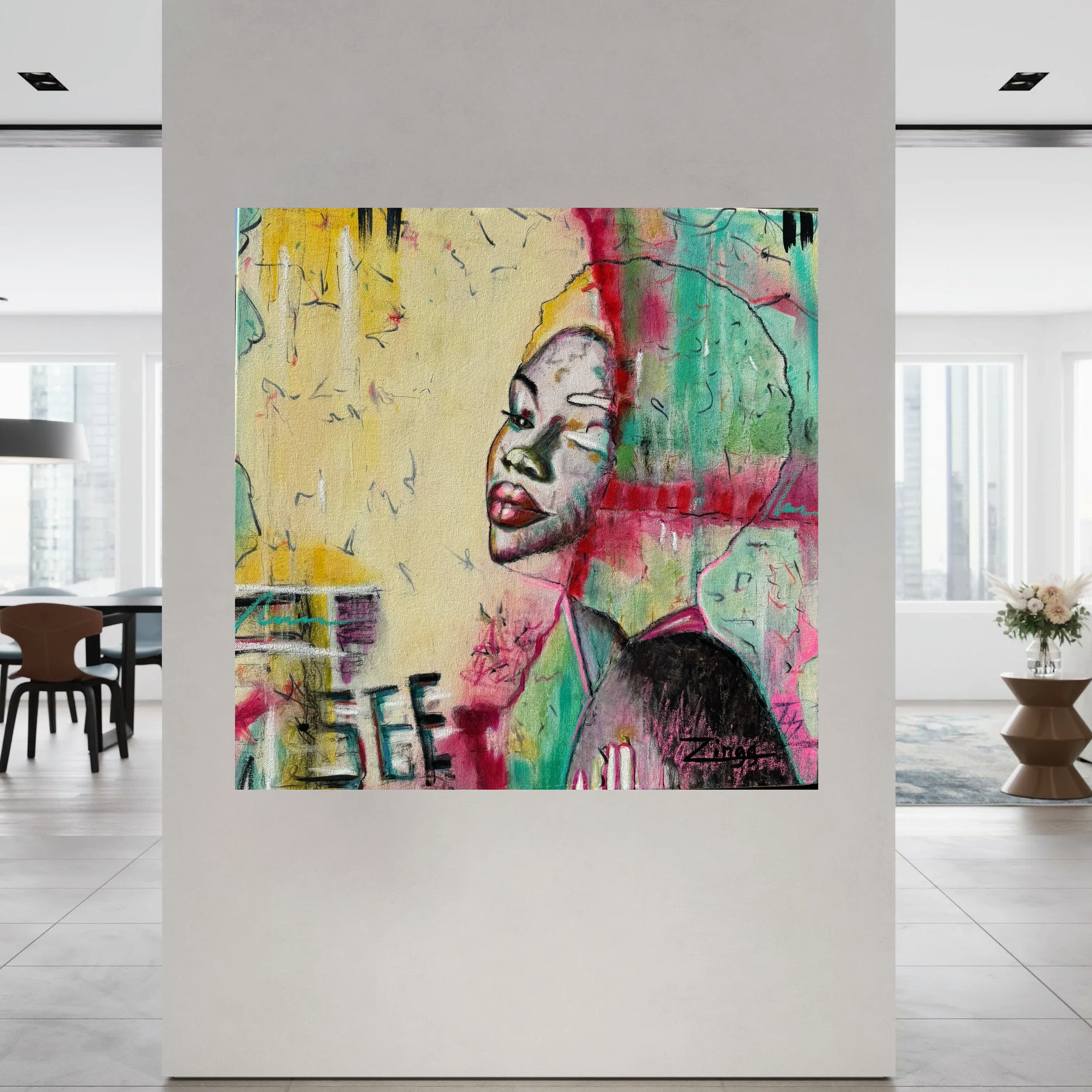 Modern Abstract Oil Painting
