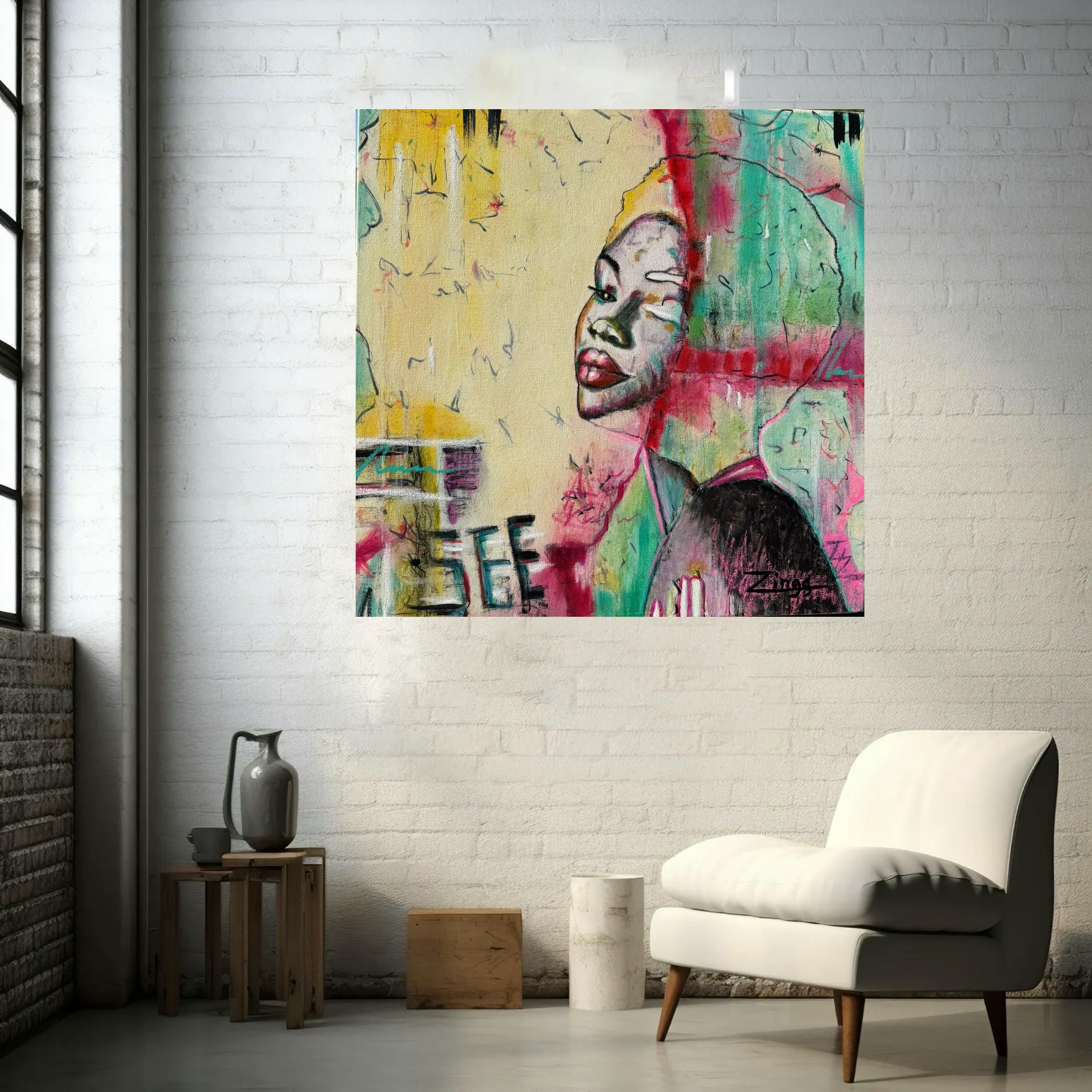 Modern Abstract Oil Painting