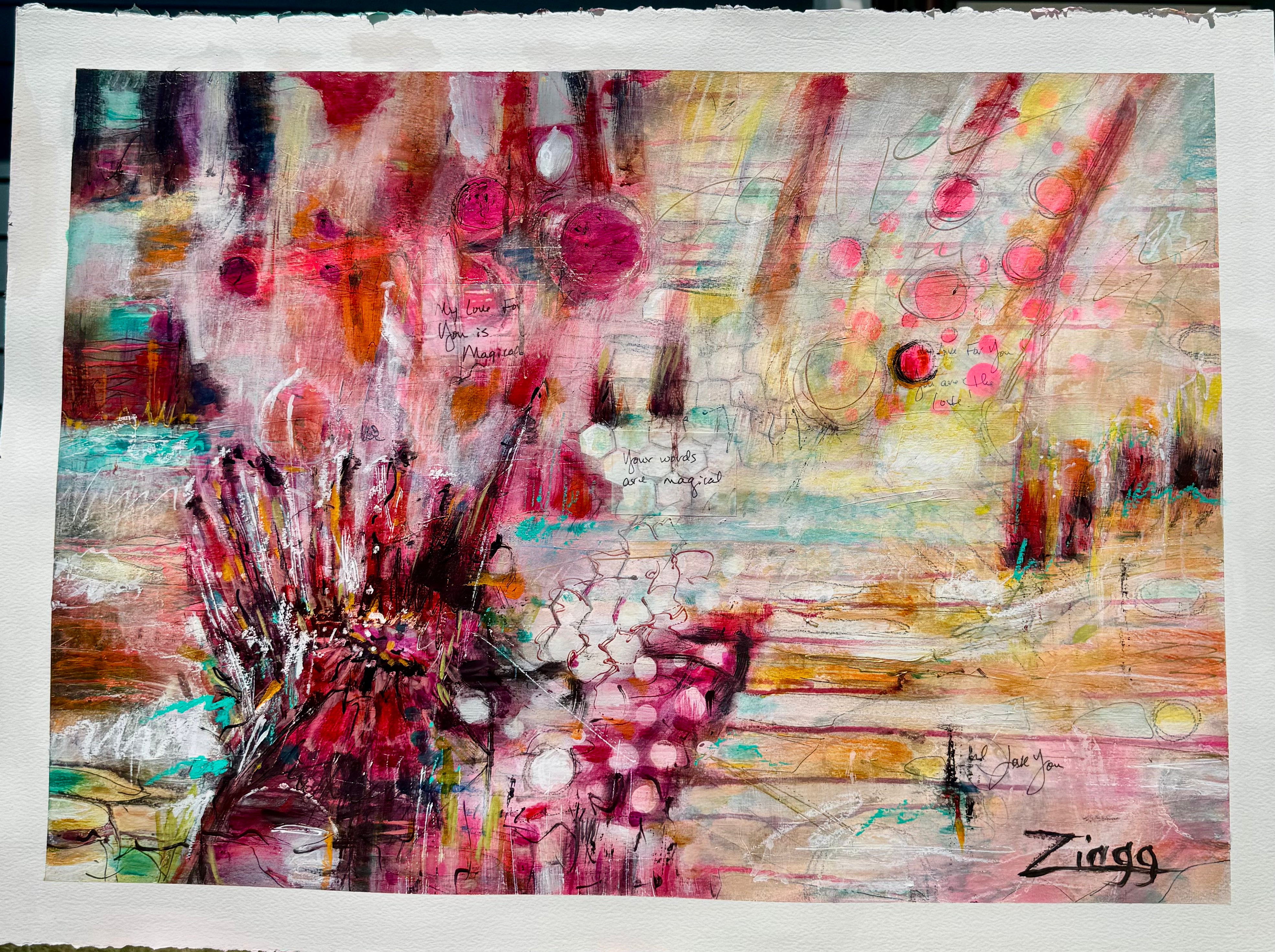 Textured Abstract Oil Expressionism