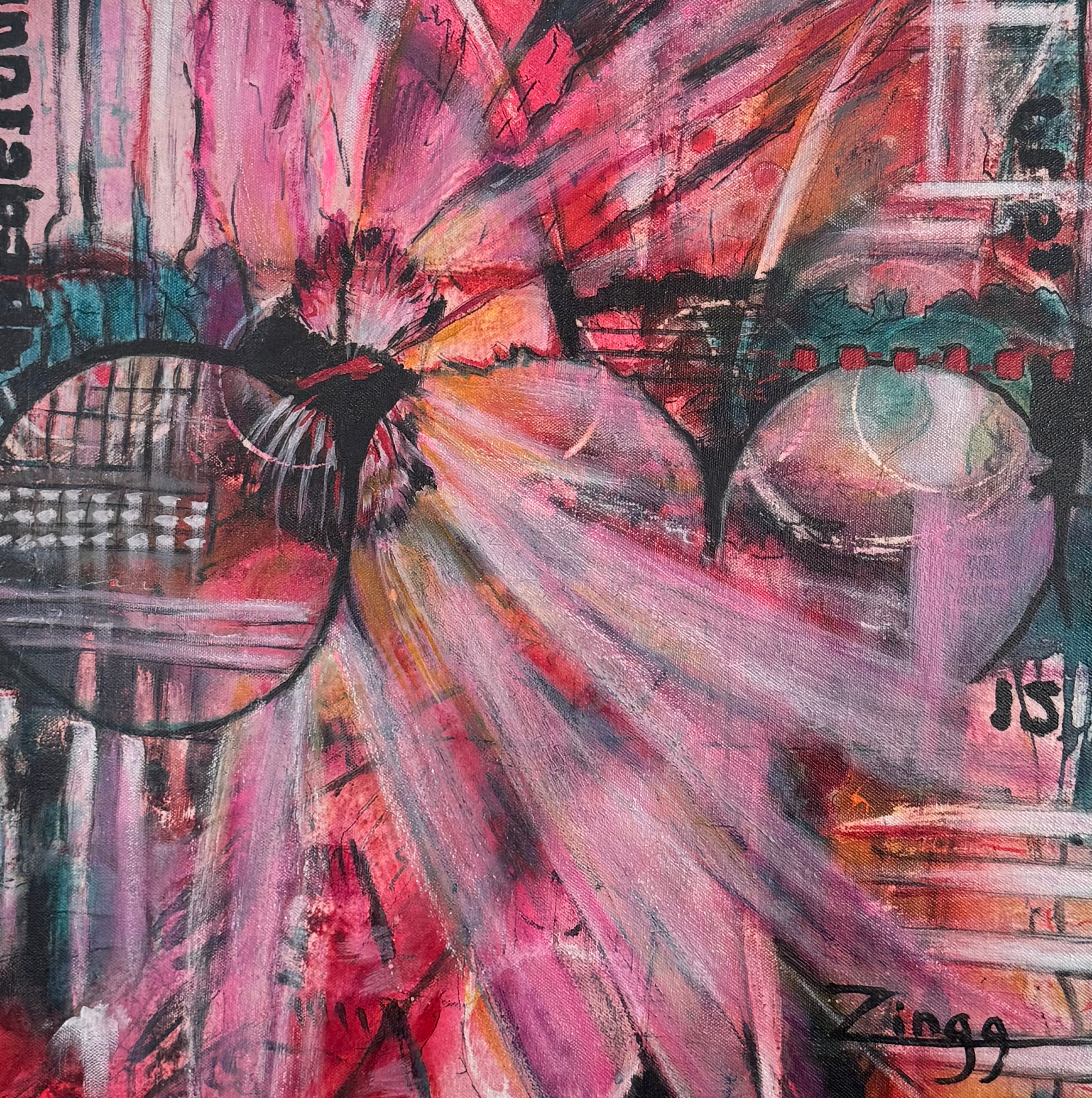 Bold Abstract Oil Painting