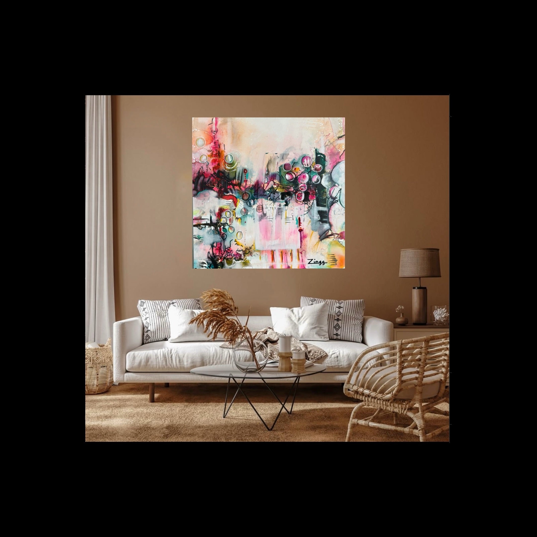 Luminous Abstract Canvas