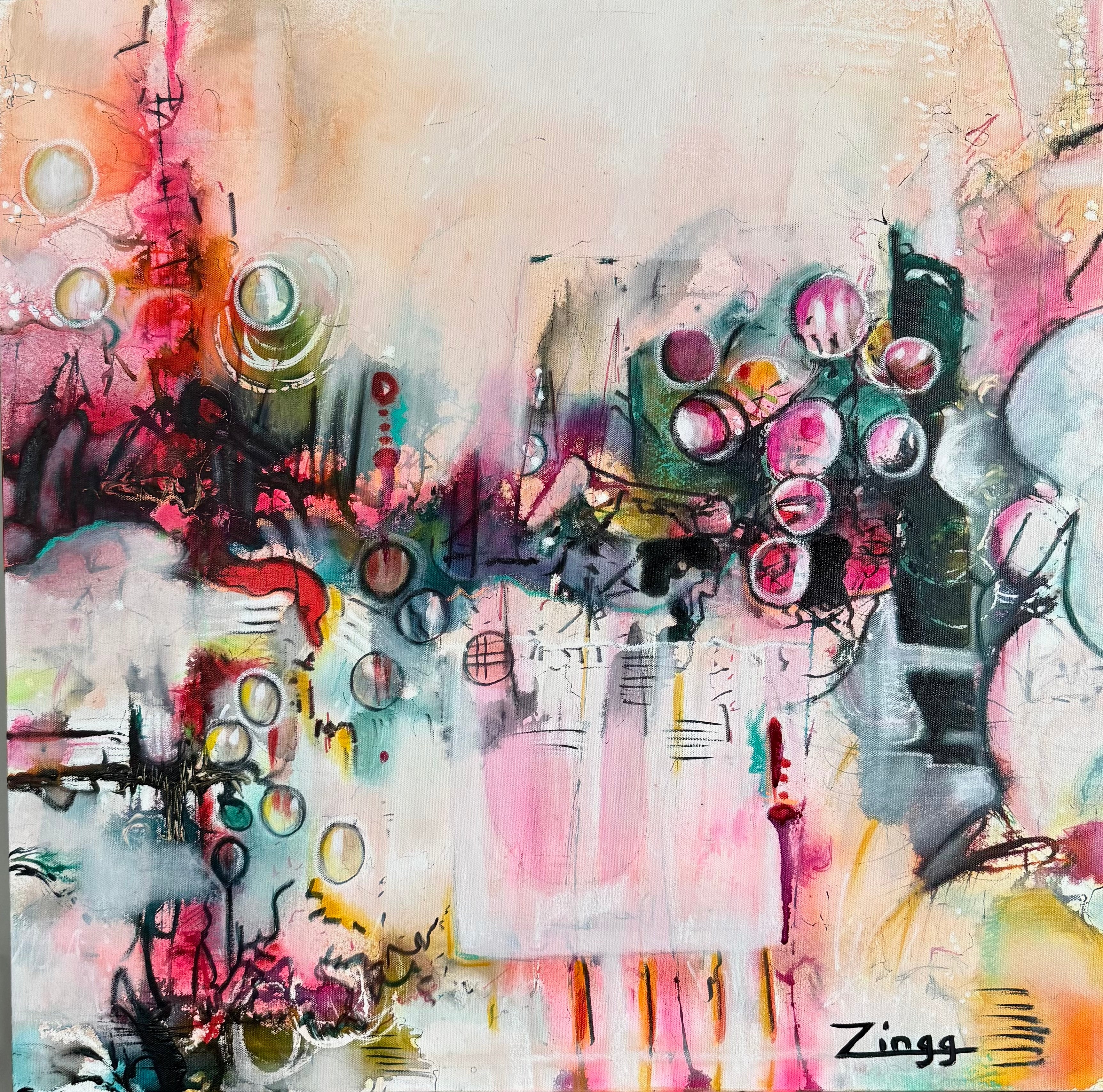 Luminous Abstract Canvas