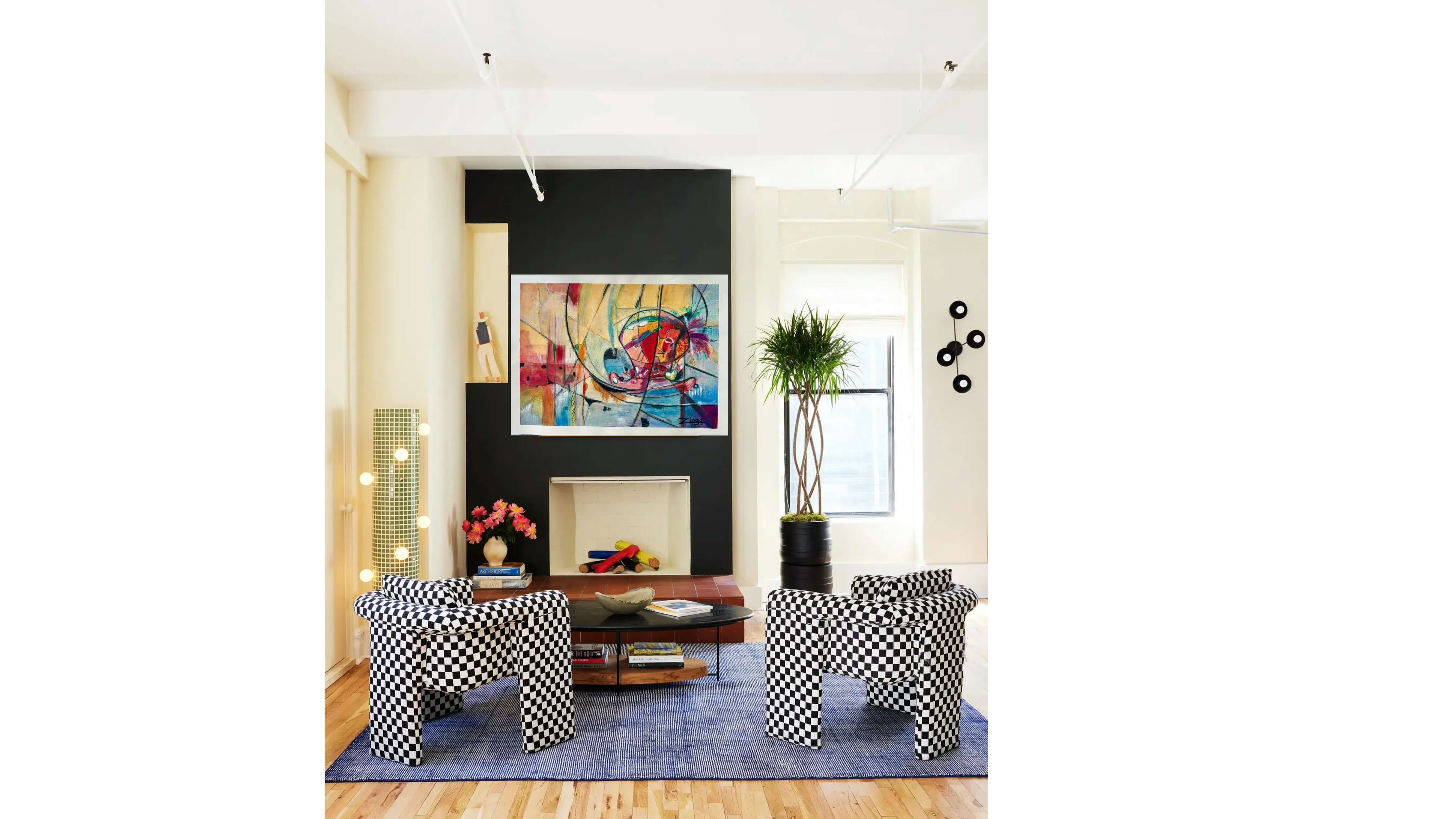 Playful Contemporary Abstract Oil Painting