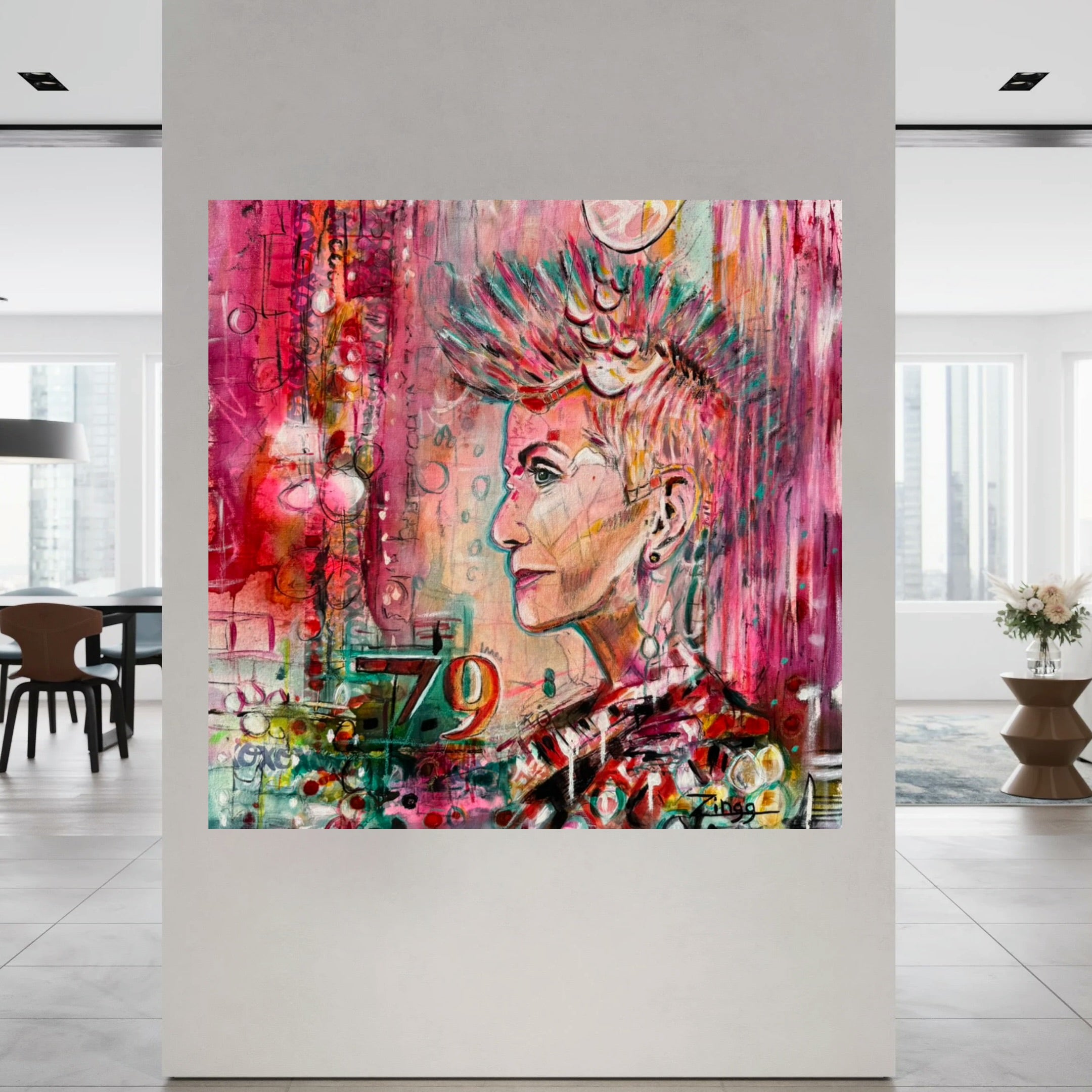Bold Contemporary Abstract Painting
