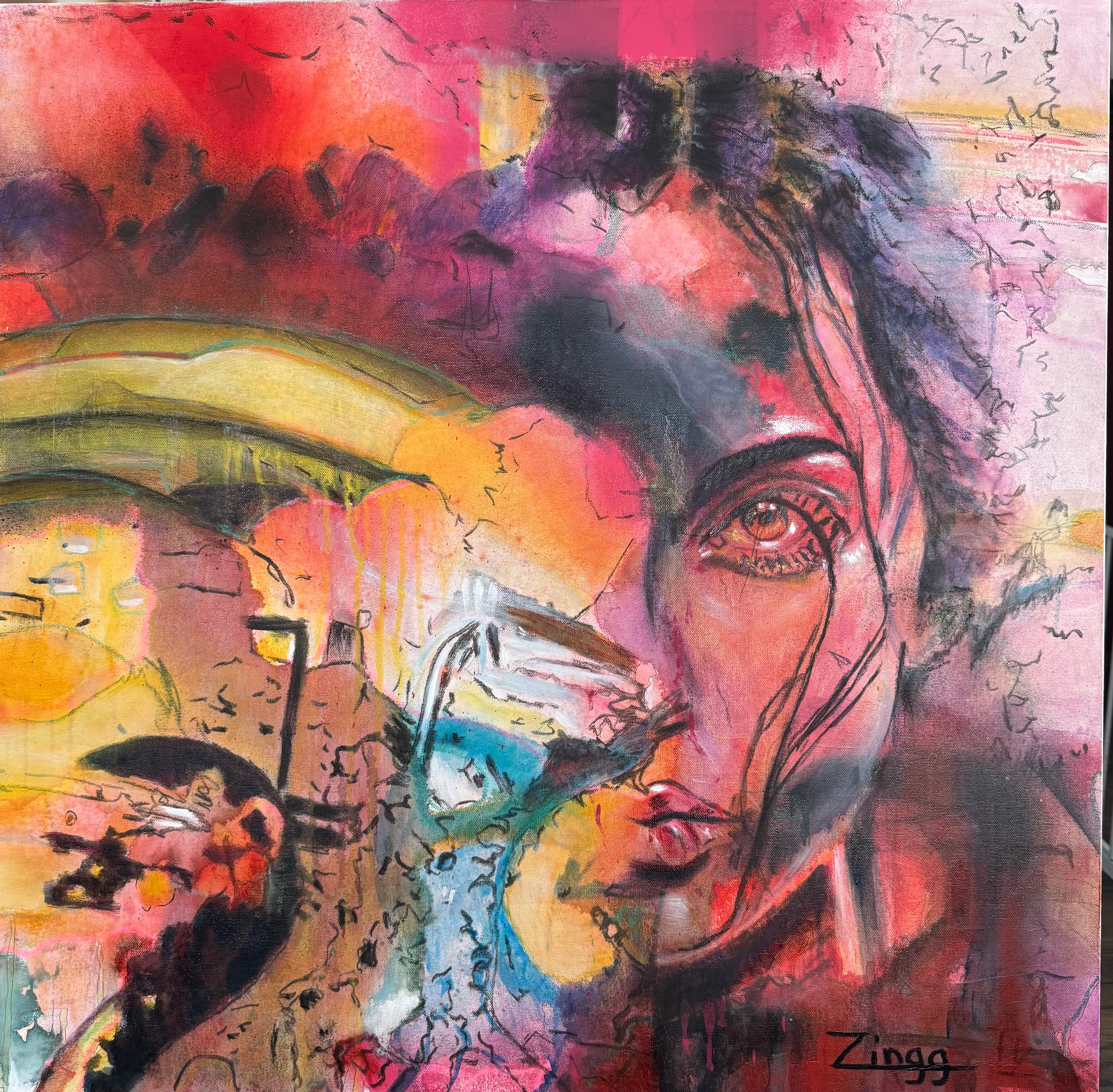 Expressive Abstract Canvas