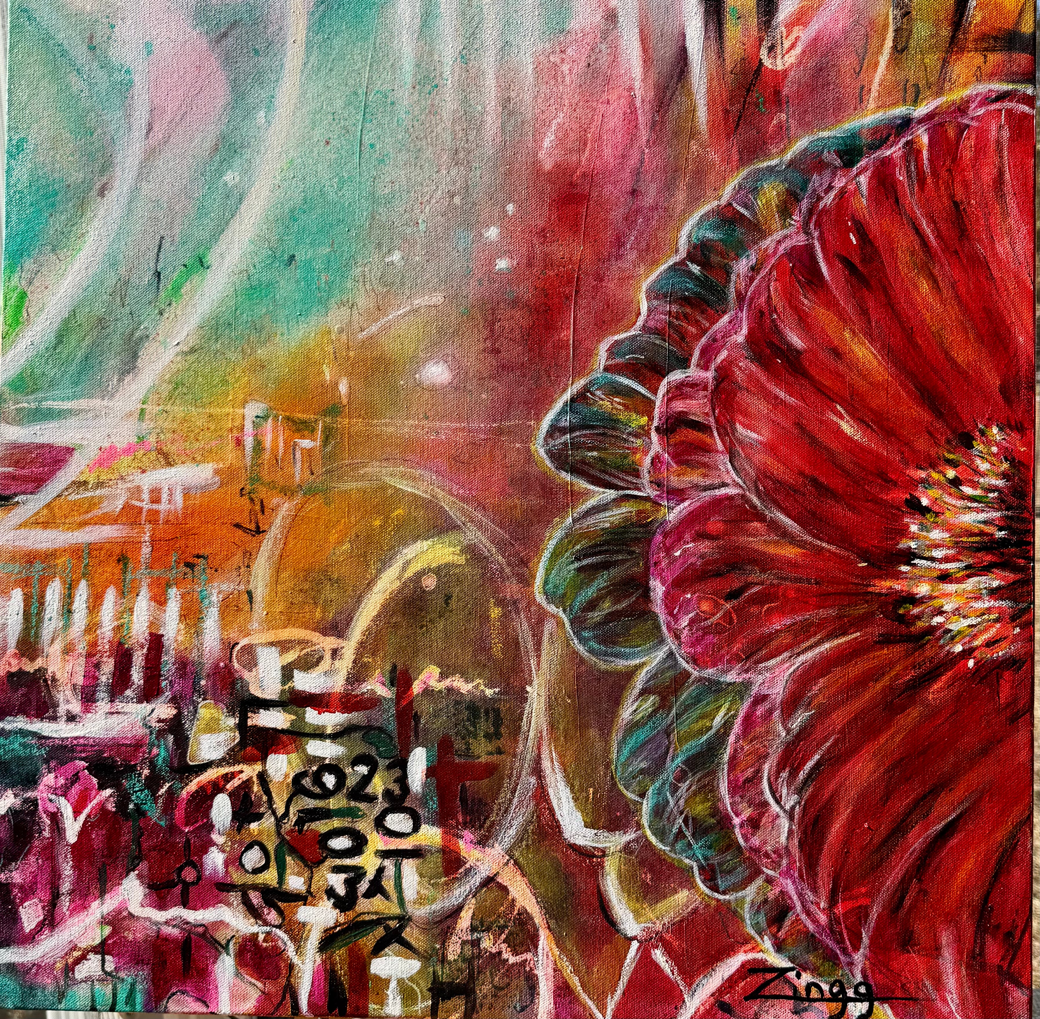 Unique Abstract Oil Painting