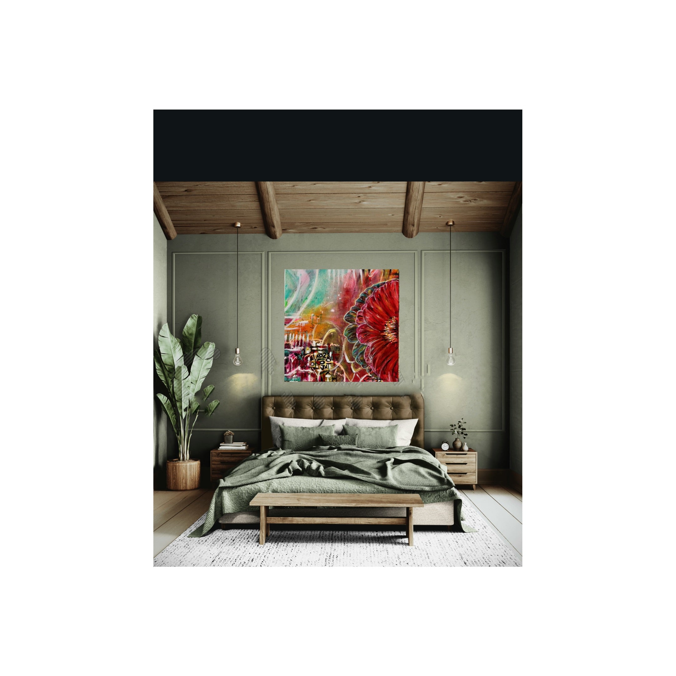 Unique Abstract Oil Painting
