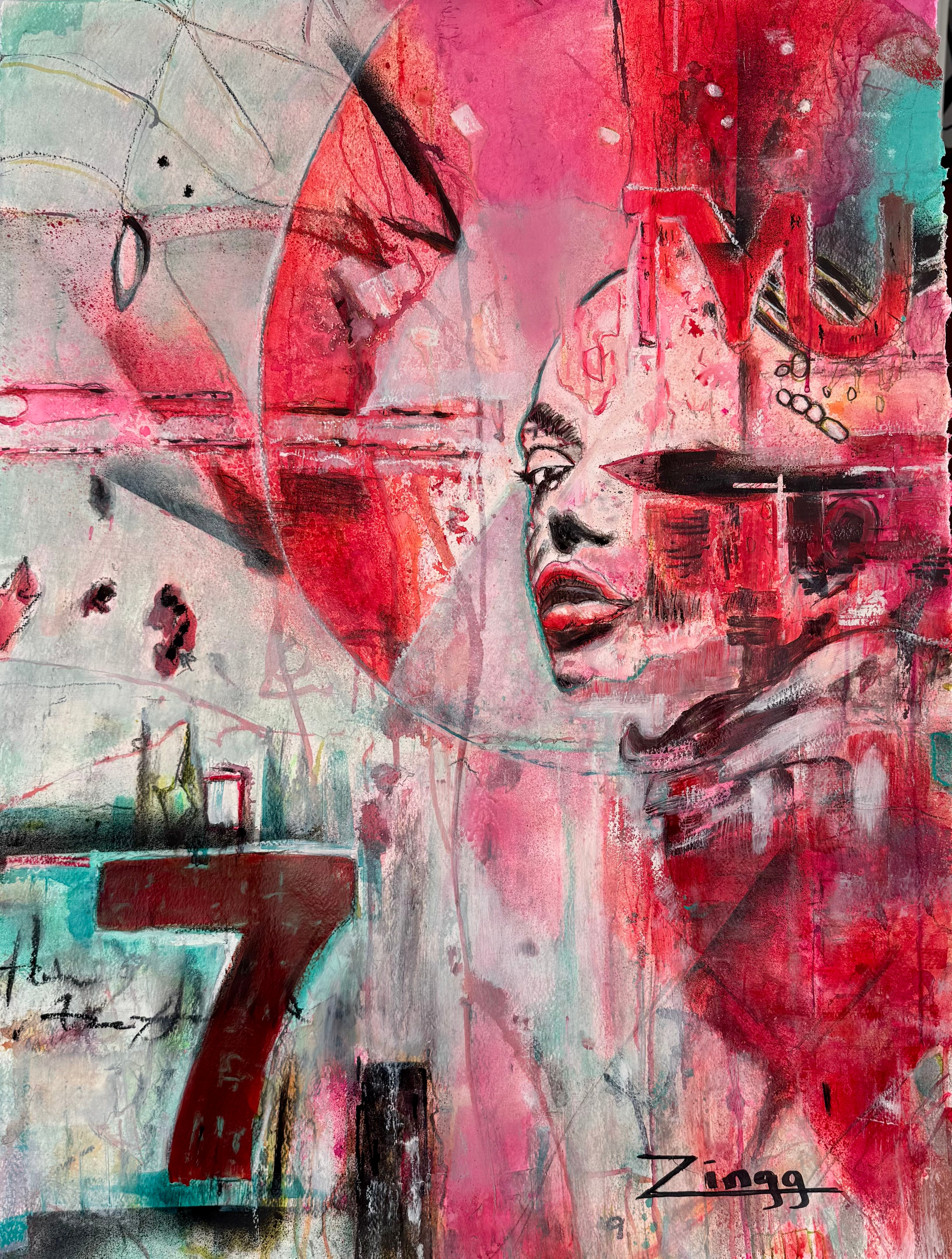Delicate Abstract Painting