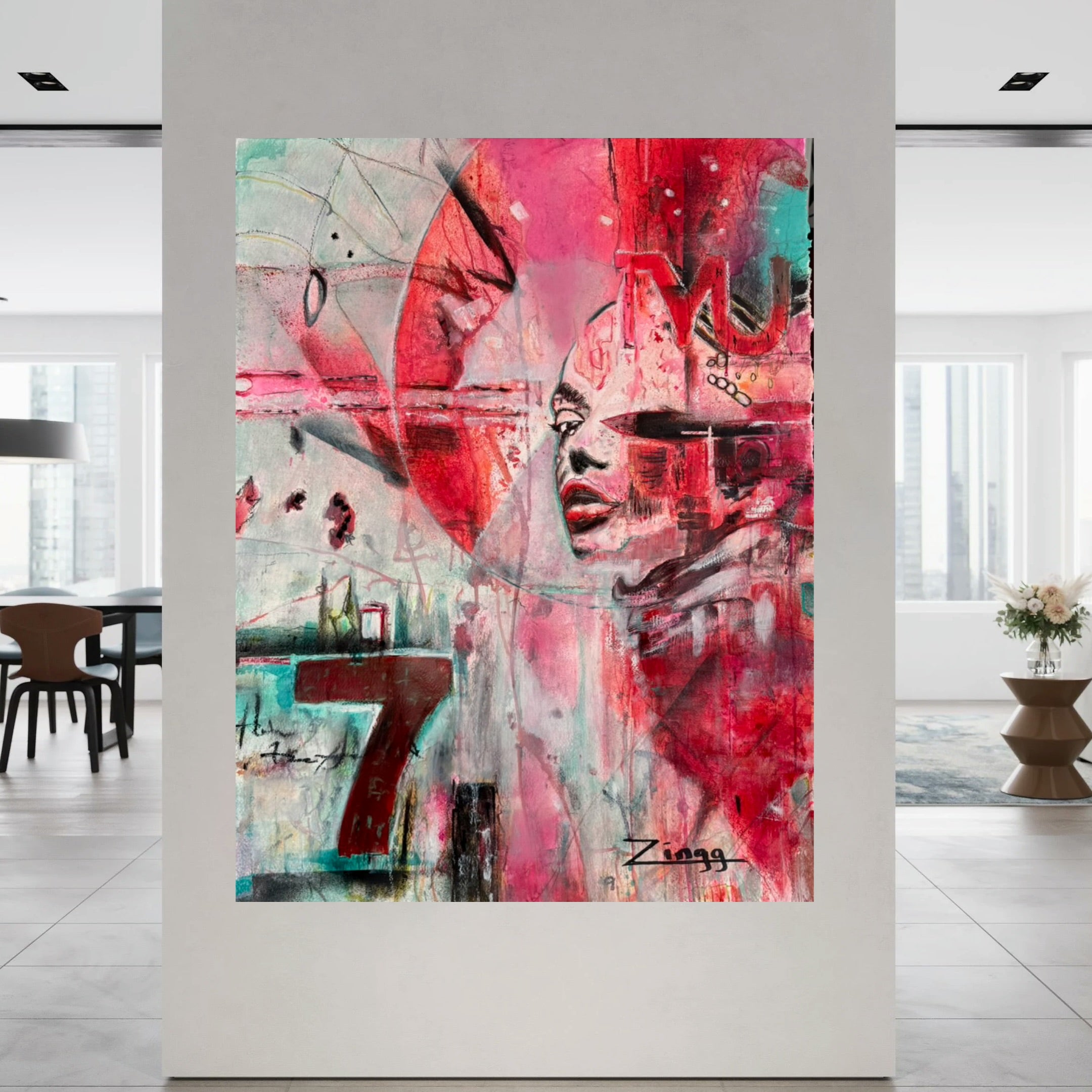 Delicate Abstract Painting