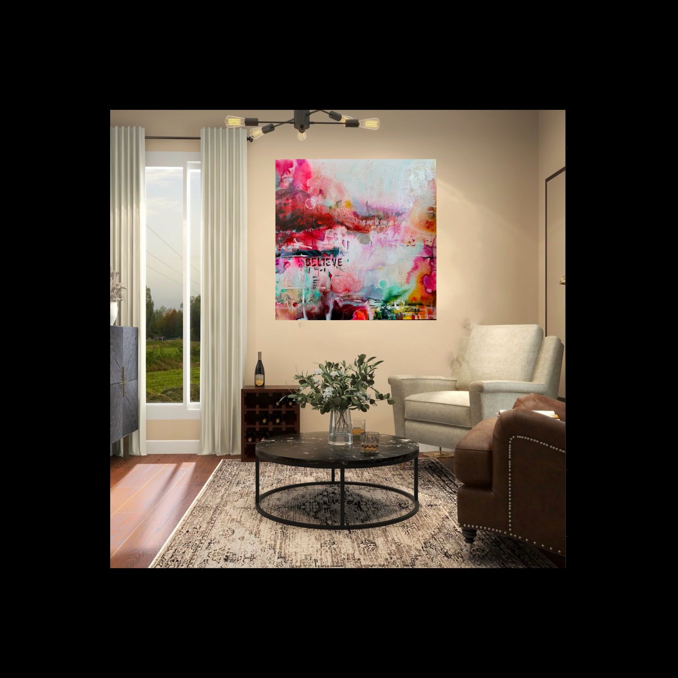 Expressive Abstract Oil
