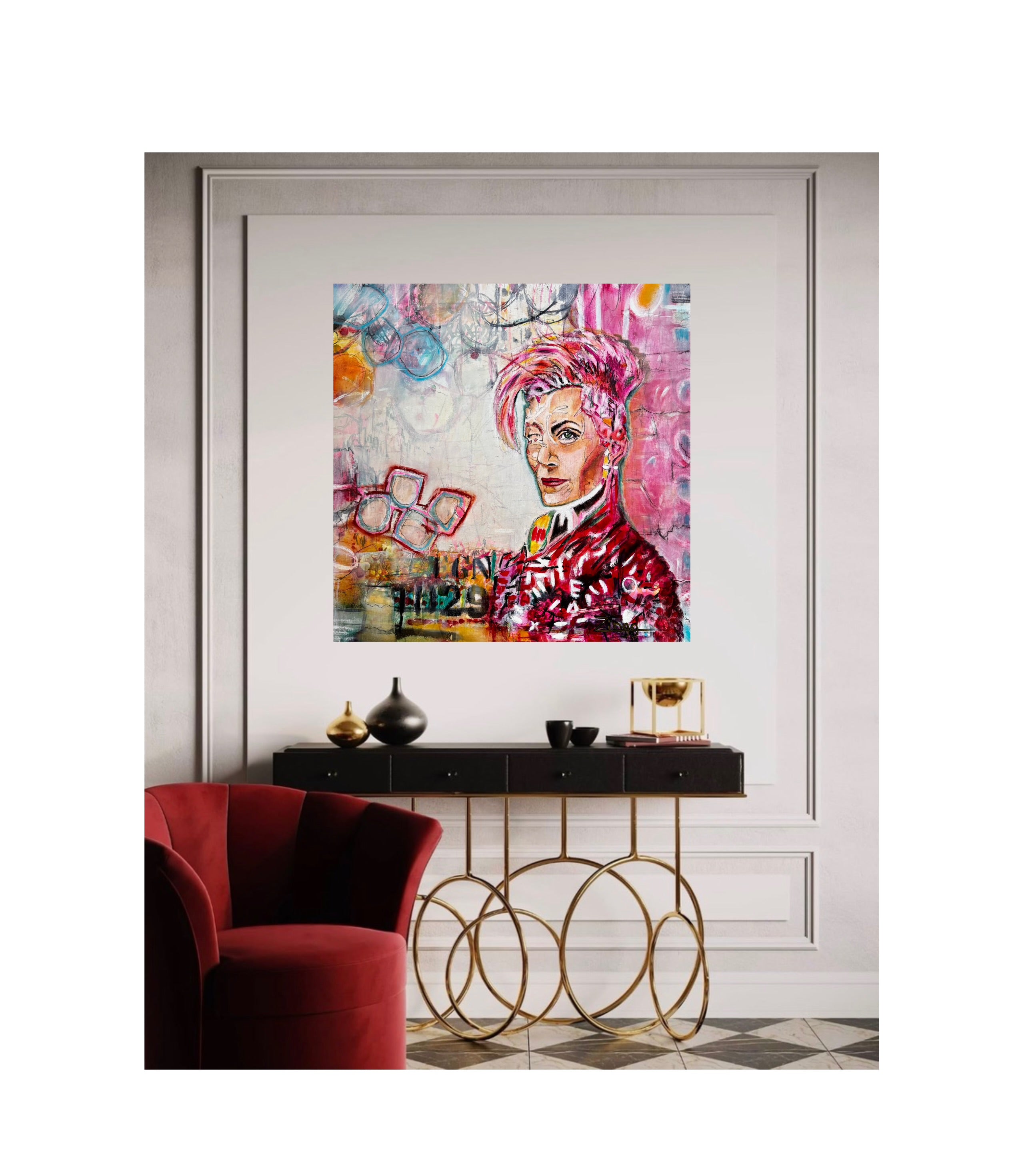 Verging in the Purpose | Contemporary Abstract by Theresa Zingg